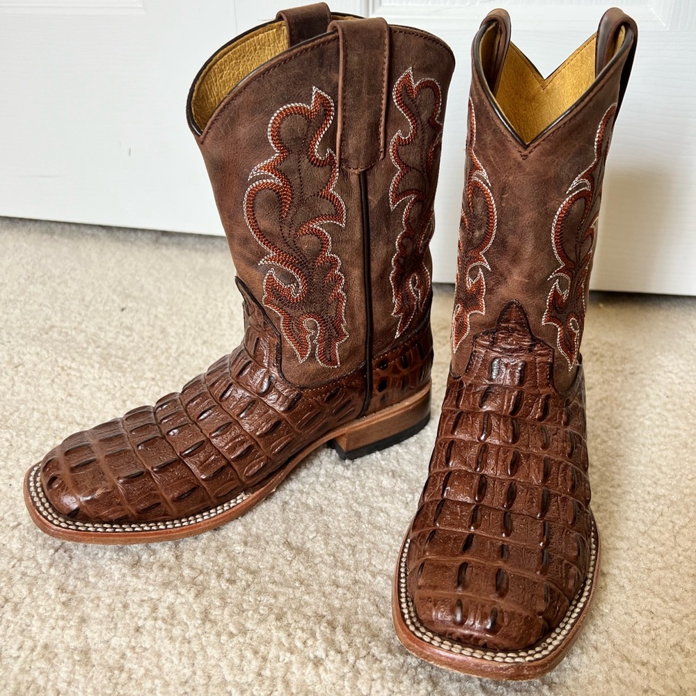 HP Kids Brown Western Boots